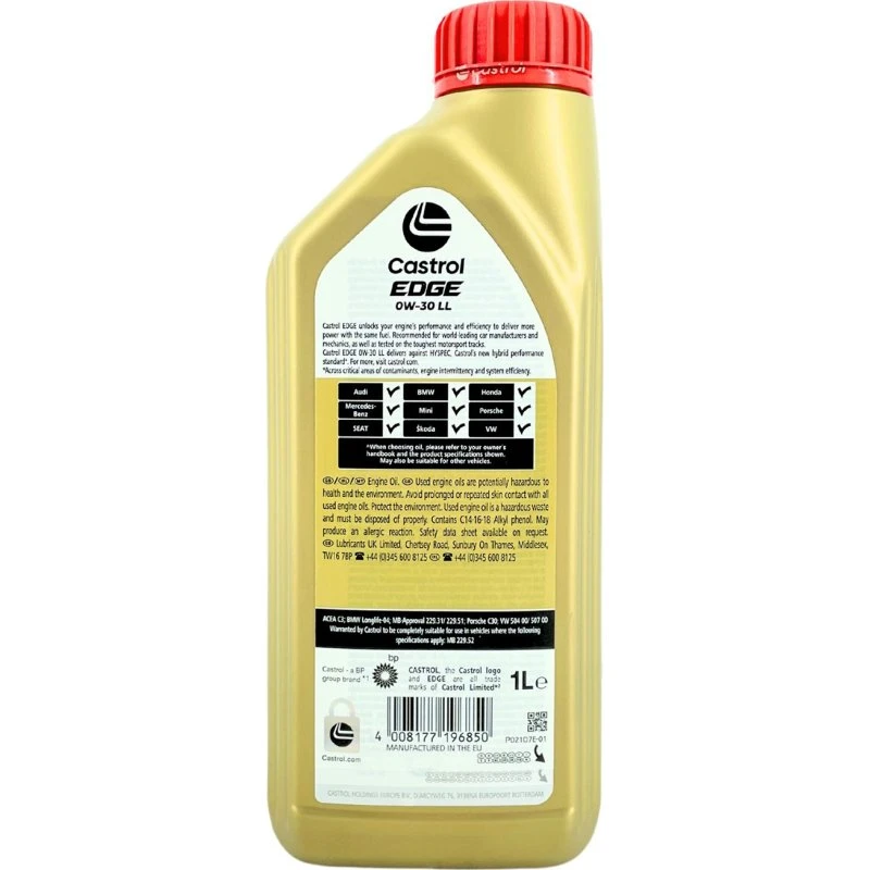 Castrol EDGE 0W-30 LL 5 Liter Motoröl