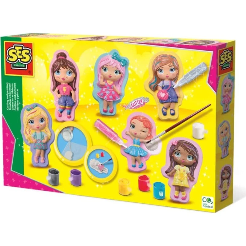 SES Creative Gießen und Anmalen-Styling Girls
