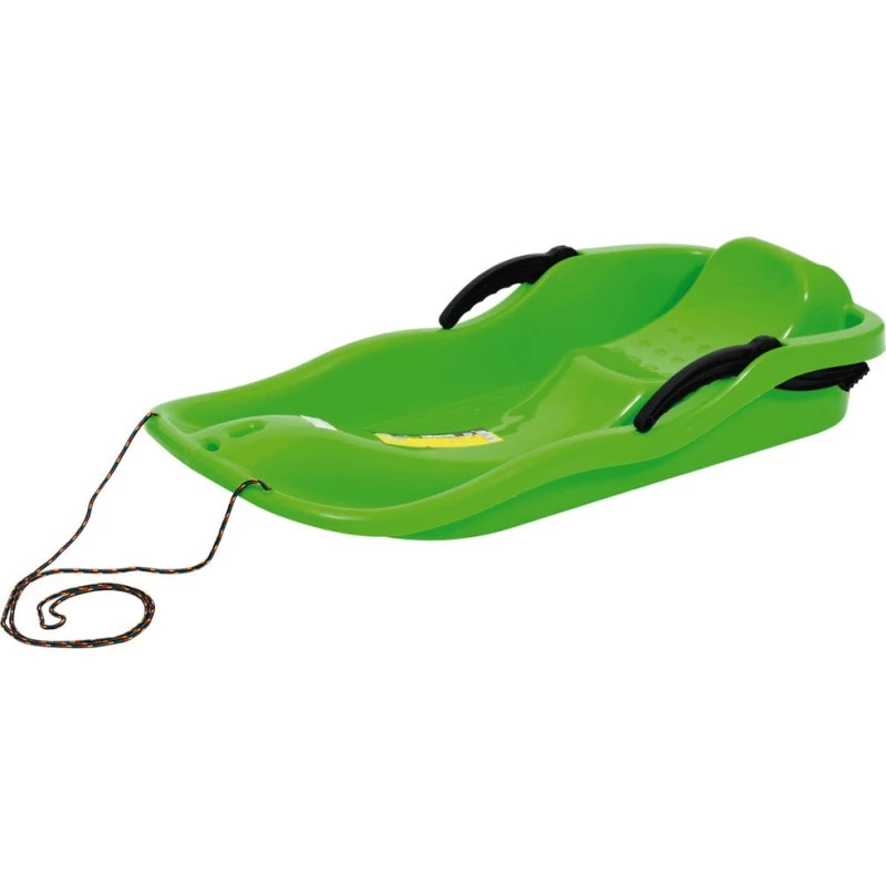 Prosperplast BOB RACE Kinder-Schlitten grün mit Bremsen und Seil