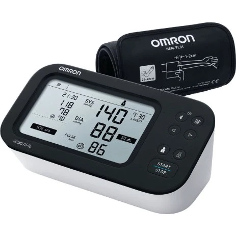 Omron M7 Intelli IT AFib Oberarm-Blutdruckmessgerät (Bluetooth)