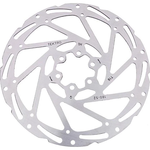 Tektro Bremsscheibe TR-52 180mm 6-Loch 1,8 mm silber