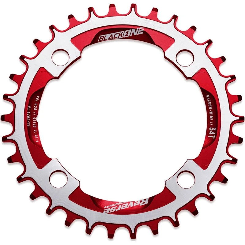 Black One 36T Kettenblatt 104mm BCD Schwarz