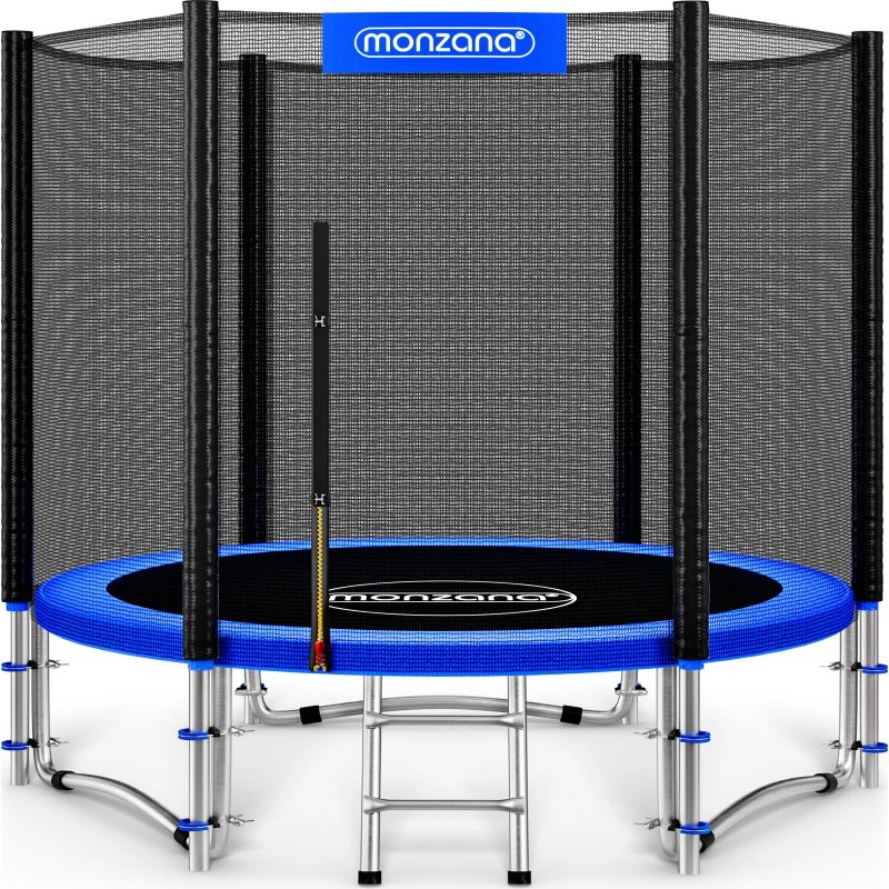 Monzana Trampolin Ø244 cm mit Sicherheitsnetz TÜV