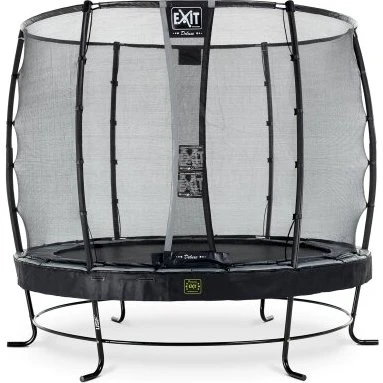 EXIT Elegant Premium Trampolin ø253cm mit Deluxe Sicherheitsnetz grün