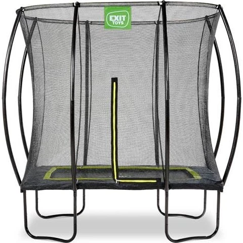 EXIT Silhouette Trampolin 153x214 cm schwarz mit Netz