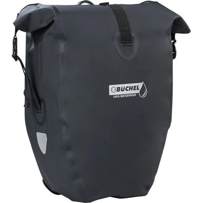 Büchel Wasserdichte Gepäckträgertasche 25,4 L Schwarz