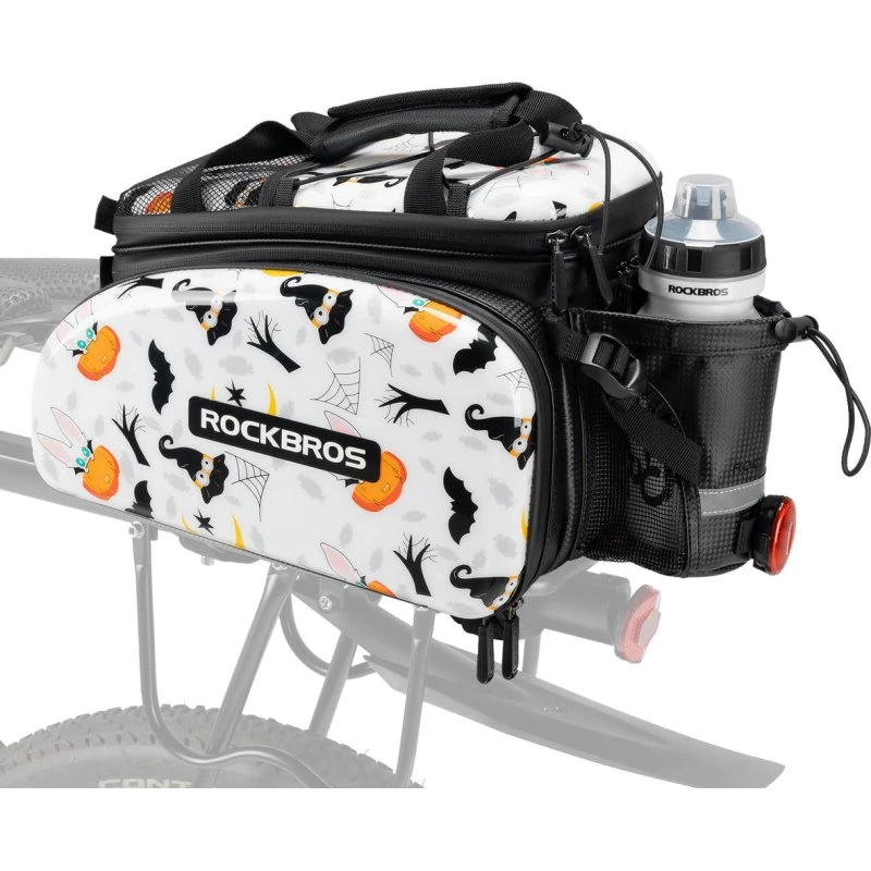 ROCKBROS Fahrrad Gepäckträgertasche 17-35L mit Regenhülle