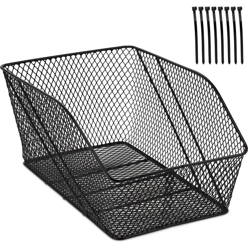 BikeBasket Schwarz 30x22x46 cm